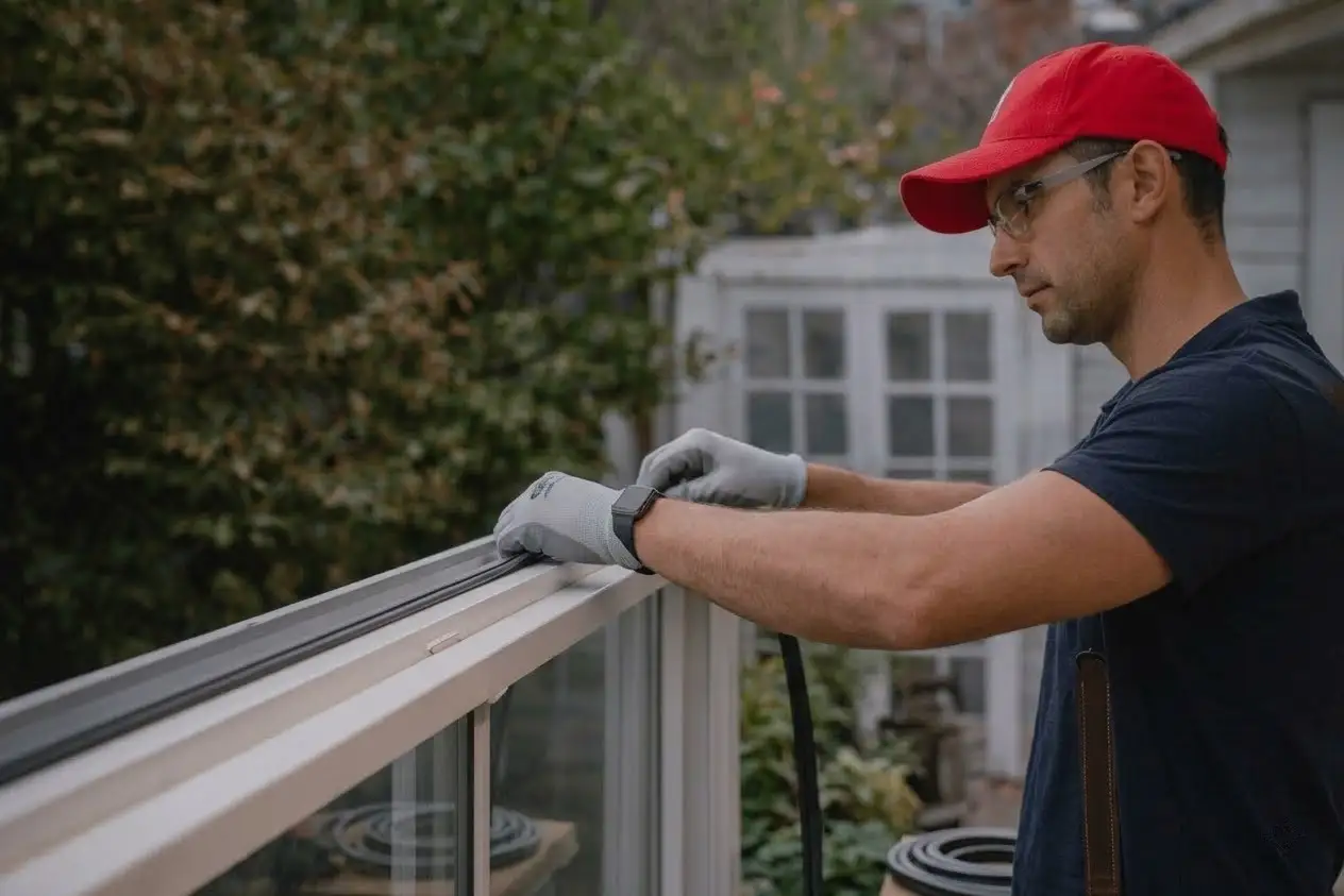 man from Overhaul fixing house windows in Stittsville